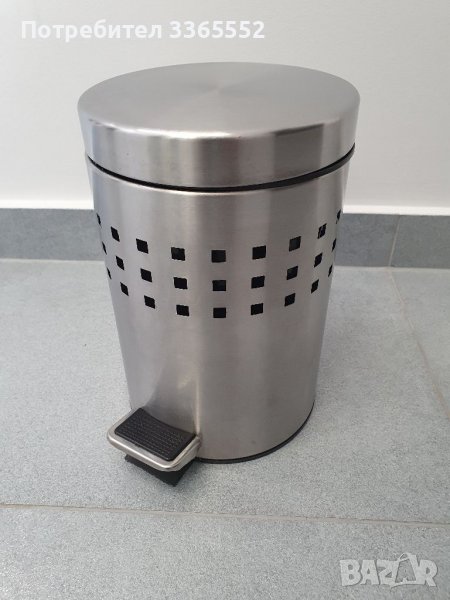 Кошче за баня, 3л, инокс, мат, снимка 1