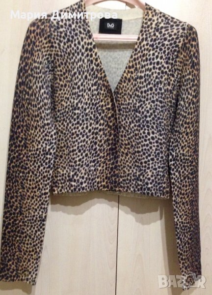 Жилетка Dolce & Gabbana с animal принт оригинал (Нова) , снимка 1
