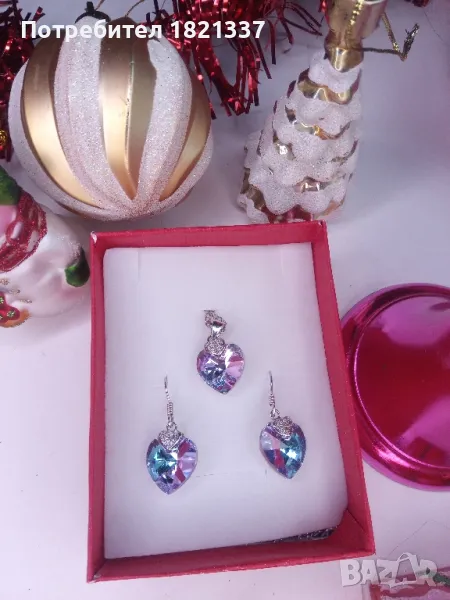 Комплект колие и обици , снимка 1