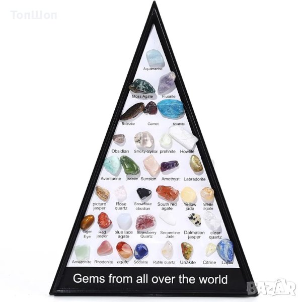 36бр. Скъпоценни камъни - Колекция , снимка 1