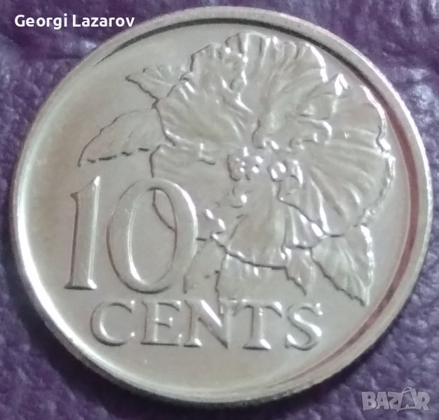 10 цента Тринидад и тобаго 2017, снимка 1