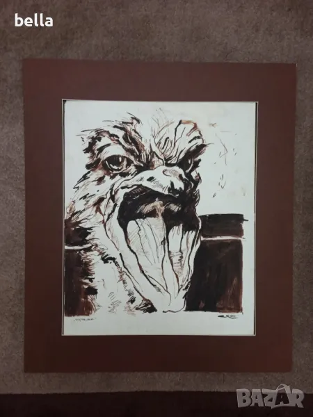 Авторска картина  -Крясък - на худ. Стоян Куюмджиев, снимка 1