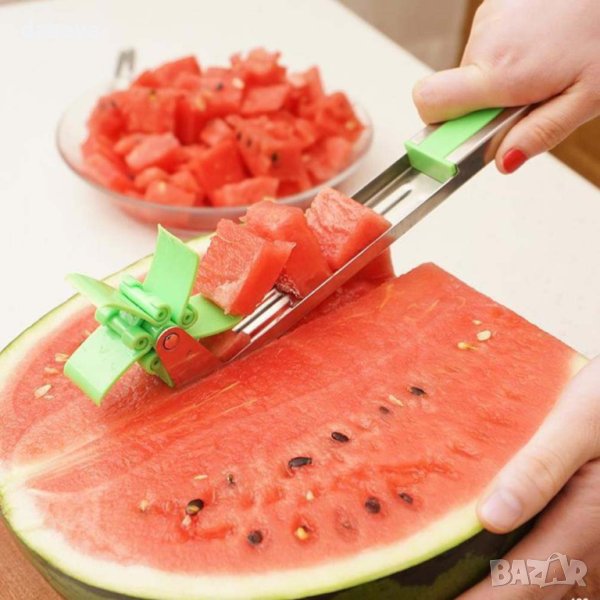 1624 Уред за рязане на диня и пъпеш на кубчета, снимка 1