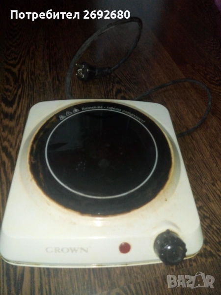 Единичен електрически котлон GROWN модел:CS-1150W - 1500W, снимка 1