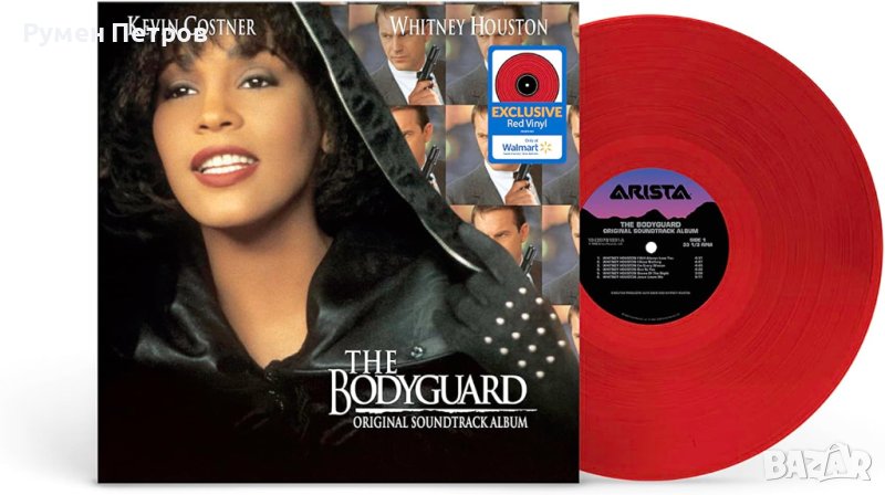 WHITNEY HOUSTON - THE BODYGUARD - RED VINYL нова запечатана плоча , снимка 1