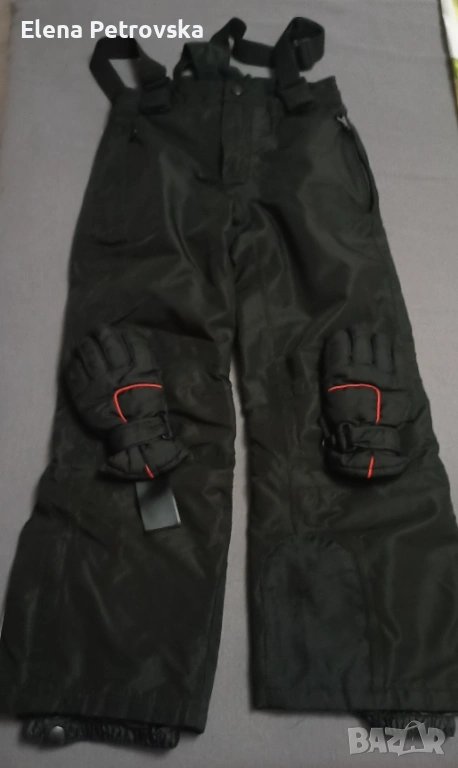 Ски панталон 122-128 + ръкавици , снимка 1