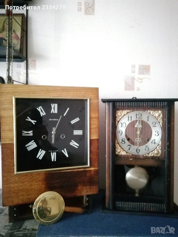 Стари стенни часовници от 70-80години., снимка 1