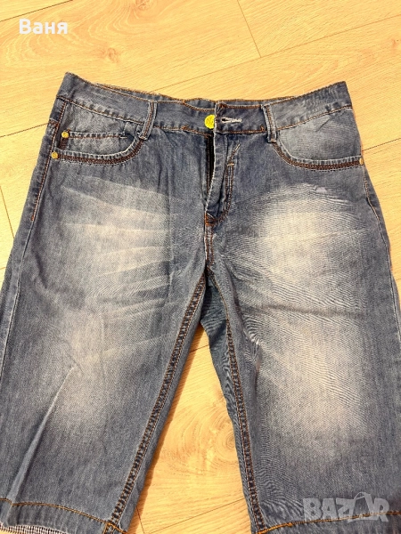 Мъжки къси дънкови панталони, снимка 1