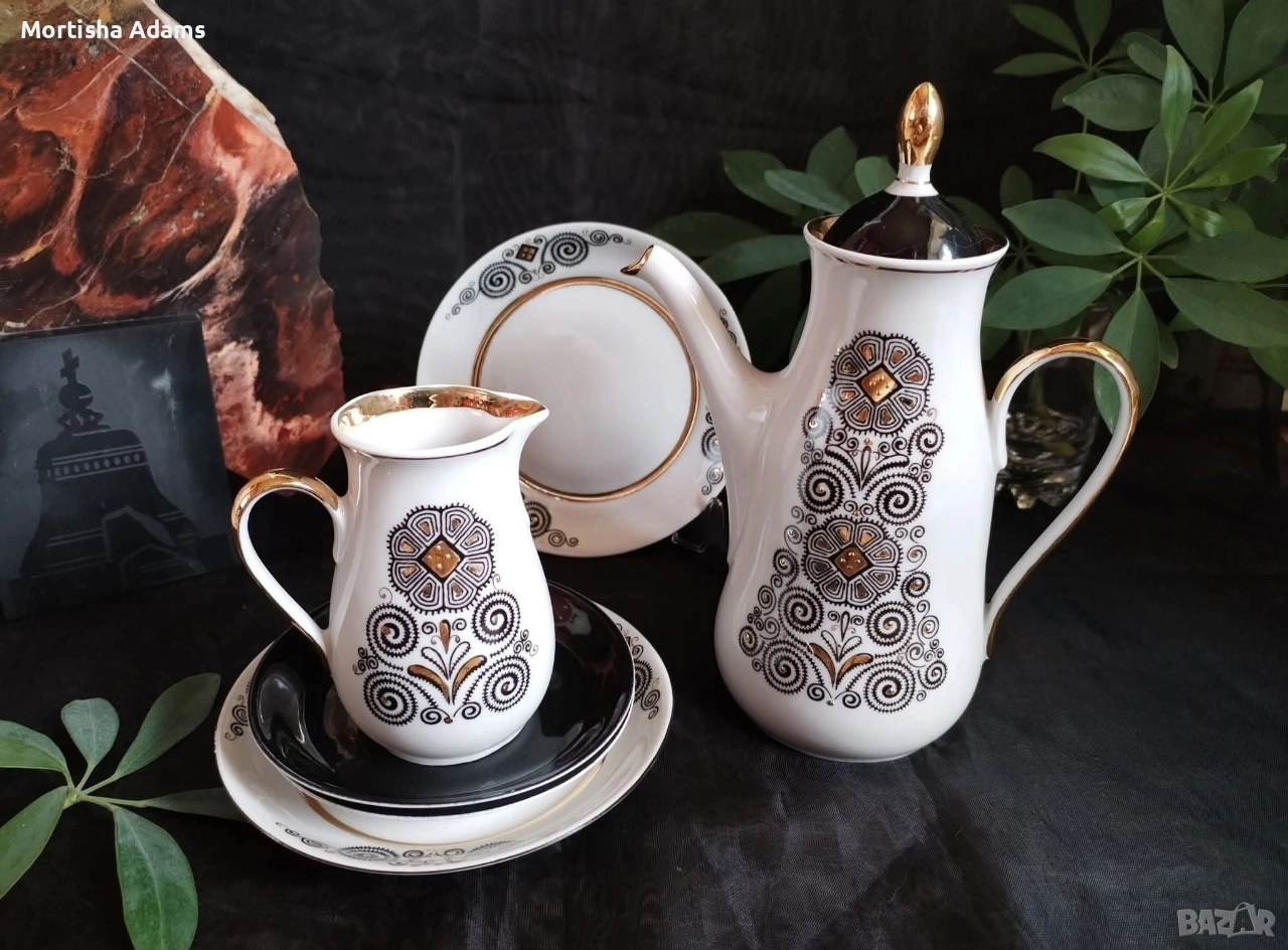 Съветски комплект- костен порцелан , снимка 1