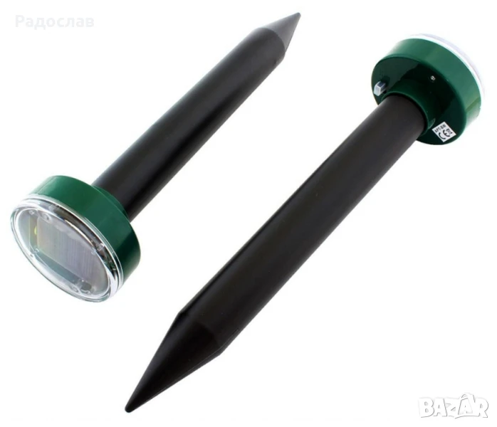 Соларен уред против къртици сляпо куче гризачи, мишки и плъхове, горски животни, снимка 1