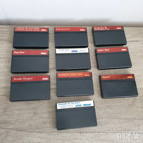 Оригинални игри за Sega Master -10 броя, снимка 1