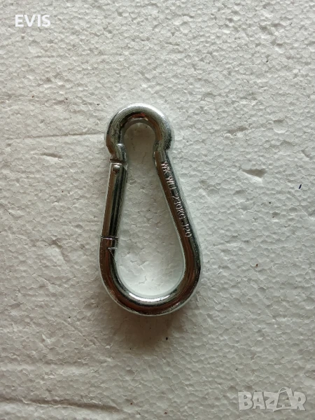 Карабинер поцинкована стомана 8x80 мм – Здравина и сигурност на достъпна цена!, снимка 1
