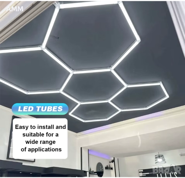 LED oсветление за сервизи, салони, фитнеси, Berber shop., снимка 1