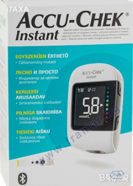 АПАРАТ ЗА ИЗМЕРВАНЕ НА КРЪВНА ЗАХАР АКУ - ЧЕК ИНСТАНТ, снимка 1