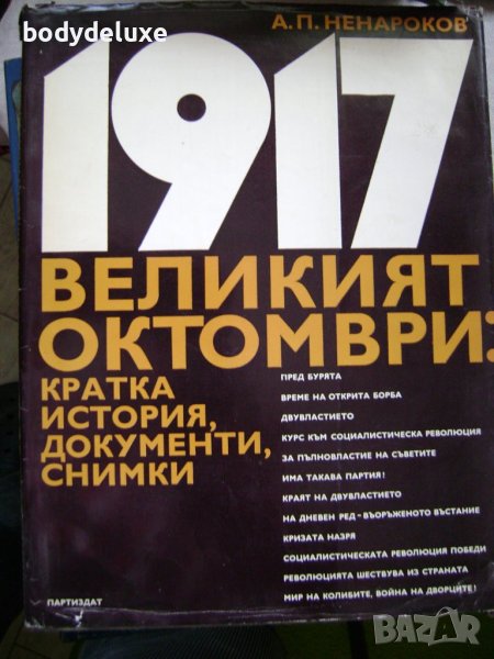 А. П. Ненароков 1917 Великият октомври, снимка 1
