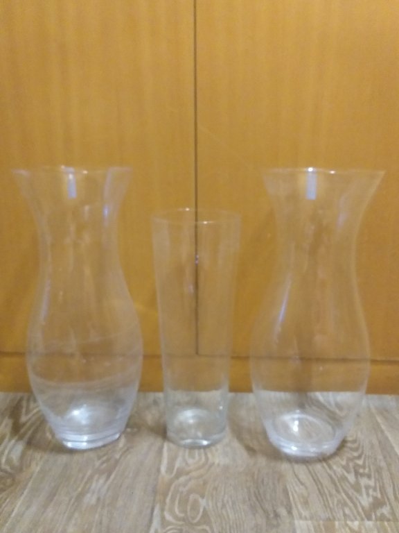 Продавам големи стъклени вази в Вази в гр. Пловдив - ID33006659 — Bazar.bg