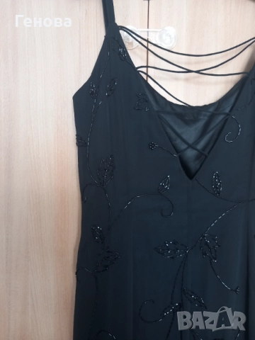 Дамска официална дълга рокля размер 40, снимка 5 - Рокли - 51707343