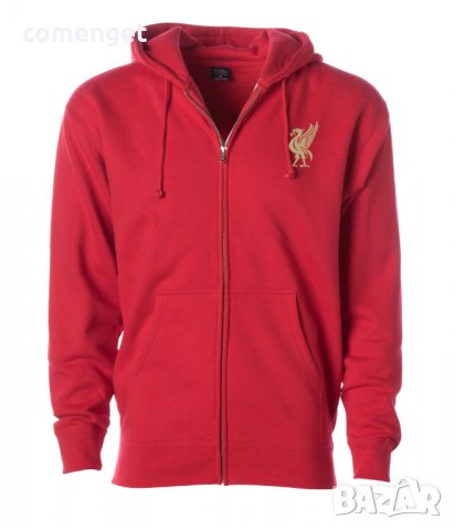 Суичър с цип / ZIP Hoodie LIVERPOOL / ЛИВЪРПУЛ. Над 50 налични отбора!, снимка 2 - Спортни дрехи, екипи - 30164659