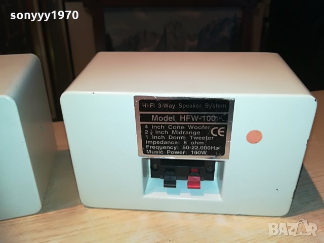 rto hfw-100 hifi-2x100w-19х12х12см-2бр тонколони, снимка 10 - Тонколони - 28324025
