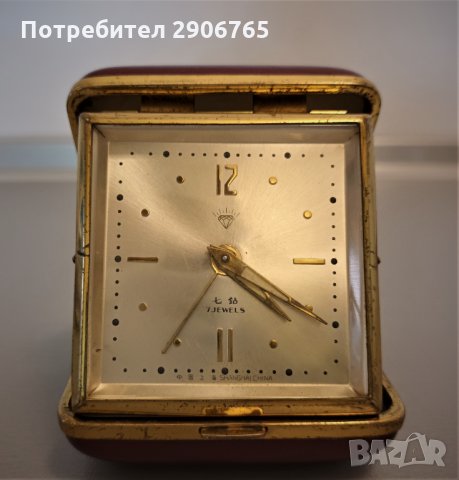 Часовник будилник 60 часов китайски профилактиран, снимка 1 - Антикварни и старинни предмети - 35136925