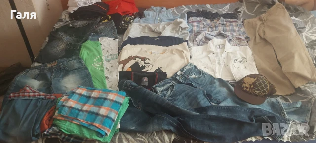 Всичко само за 50лв. - Детски дрехи р-р от 152 до 170 /ризи , дънки, панталони,тениски, блузи, яке/