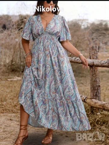 Лятна дълга рокля, снимка 2 - Рокли - 50850265