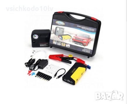 ПРОМО КОМПЛЕКТ станция + компресор 12V JUMP STARTER, снимка 3 - Аксесоари и консумативи - 38301122