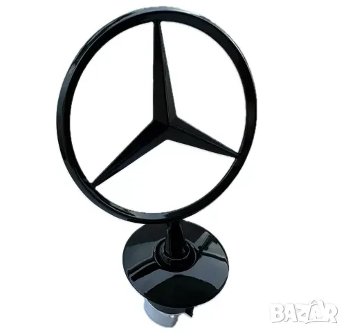 емблема за Мерцедес Mercedes-Benz 44mm черен гланц S E C CLK, снимка 3 - Аксесоари и консумативи - 40338590