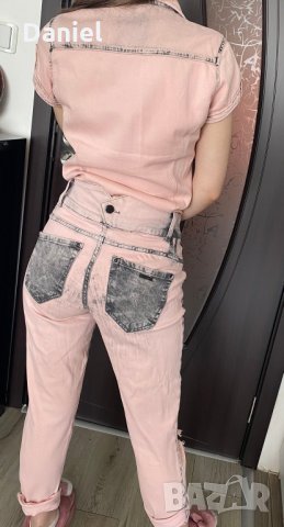 Розов комплект, снимка 2 - Дънки - 33501893