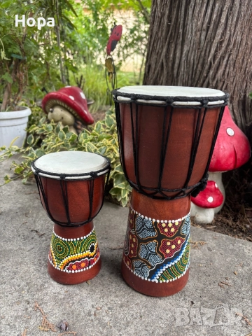 Тарамбука от дърво  40см.,30см и 20см., снимка 7 - Ударни инструменти - 31609598