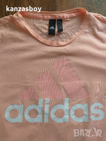 Adidas Essentials Linear Tee - страхотна дамска тениска, снимка 3 - Тениски - 33569082