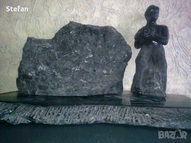 Статуетка от въглен, снимка 6 - Антикварни и старинни предмети - 38401328