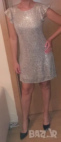 Официална рокля с пайети, снимка 6 - Рокли - 41374179