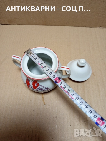 Соц Стара Порцеланова Захарница. , снимка 7 - Антикварни и старинни предмети - 52776909