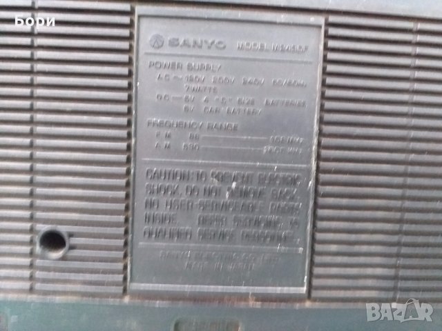 SANYO M 2430 F, снимка 10 - Радиокасетофони, транзистори - 28909449
