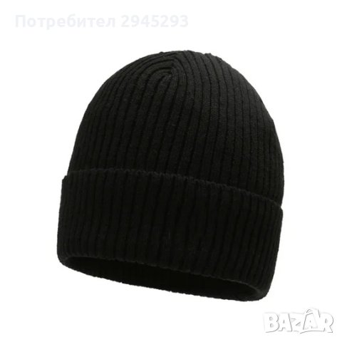 Мъжка зимна шапка с пух отвътре, снимка 2 - Шапки - 43411714