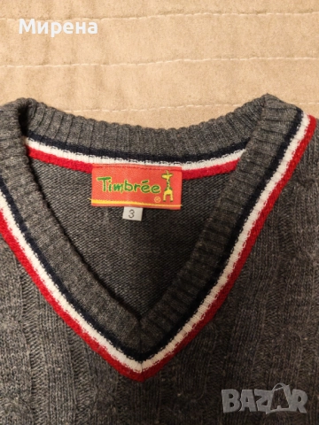 Пуловер за 3 годишно момче, почти необличан, снимка 2 - Детски пуловери и жилетки - 52494182