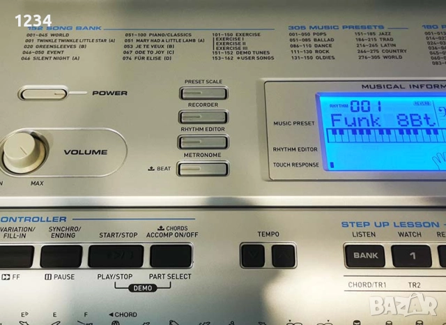 синтезатор клавир CASIO CTK-4000 пиано 5 октави плътни динамични клавиши и USB, снимка 5 - Аксесоари и консумативи - 52855740