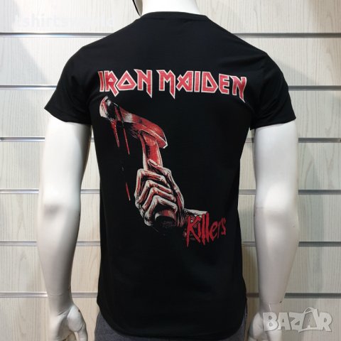 Нова мъжка тениска с дигитален печат и на гърба на музикалната група IRON MAIDEN - KILLERS, снимка 12 - Тениски - 35354379
