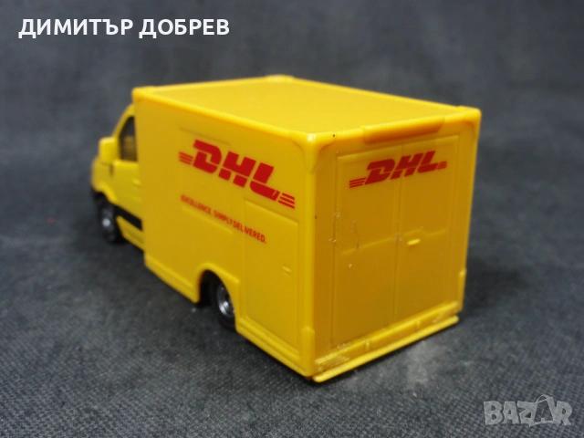 МЕТАЛНА КОЛИЧКА КАМИОН MERCEDES SPRINTER DHL SIKU, снимка 3 - Колекции - 53151758