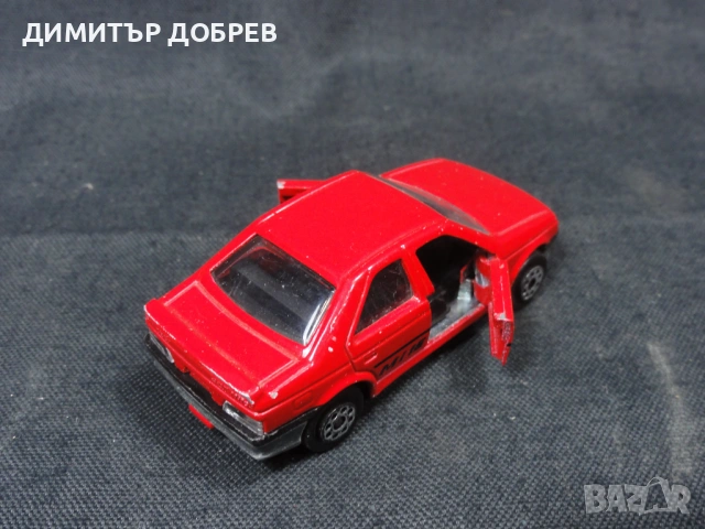 СТАРА РЕТРО МЕТАЛНА КОЛИЧКА PEUGEOT 405 MAJORETTE FRANCE, снимка 4 - Колекции - 53151641