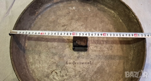 ЧАСОВНИК С ИСТОРИЯ: БАКЪРЕНА ТАВА И БЪЛГАРСКИ ЦАРСКИ МОНЕТИ, снимка 7 - Стенни часовници - 52587079