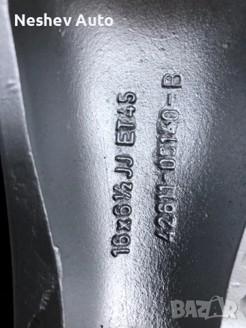 4бр. Алуминиеви джанти от Toyota 16 цола., снимка 6 - Гуми и джанти - 52597706