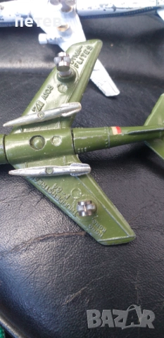 Метална количка. Метален самолет., снимка 5 - Антикварни и старинни предмети - 51777591