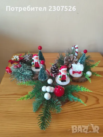 Коледни свещници , снимка 5 - Коледни подаръци - 48153721