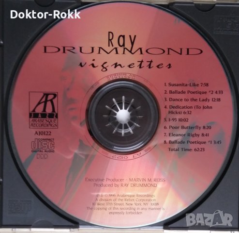 Ray Drummond – Vignettes (1996, CD), снимка 3 - CD дискове - 39872185