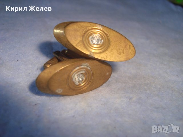 СТАРИННИ БРОНЗОВИ РЕТРО АРТ ДЕКО СТИЛ БУТОНЕЛИ с ЮВЕЛИРНО ФАСЕТИРАНИ ЦИРКОНИ 10075, снимка 13 - Антикварни и старинни предмети - 37610062