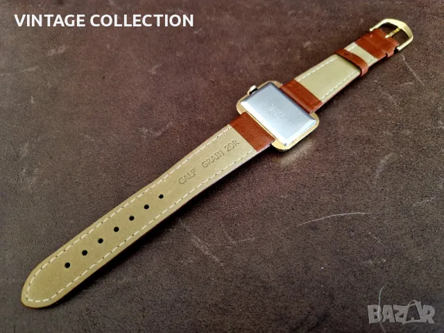 LANCO Швейцарски механичен часовник Позлатен SWISS MADE 17 Камъка, снимка 5 - Антикварни и старинни предмети - 49237369