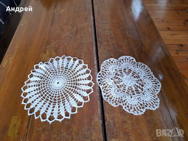 Стара плетена покривка #23