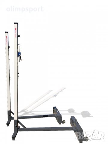 Стойки волейбол мобилни: – стоманена конструкция – прахово боядисана 